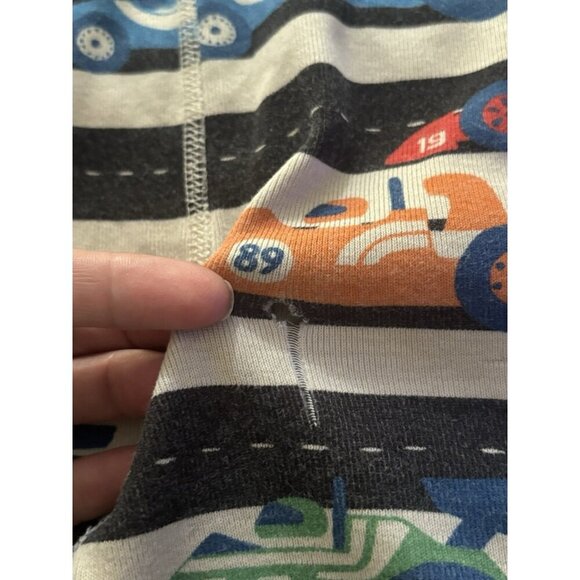 Hanna Andersson Race Car Pajamas Set Size 8 Shorts Long Sleeves Boys Kids - Picture 9 of 9
